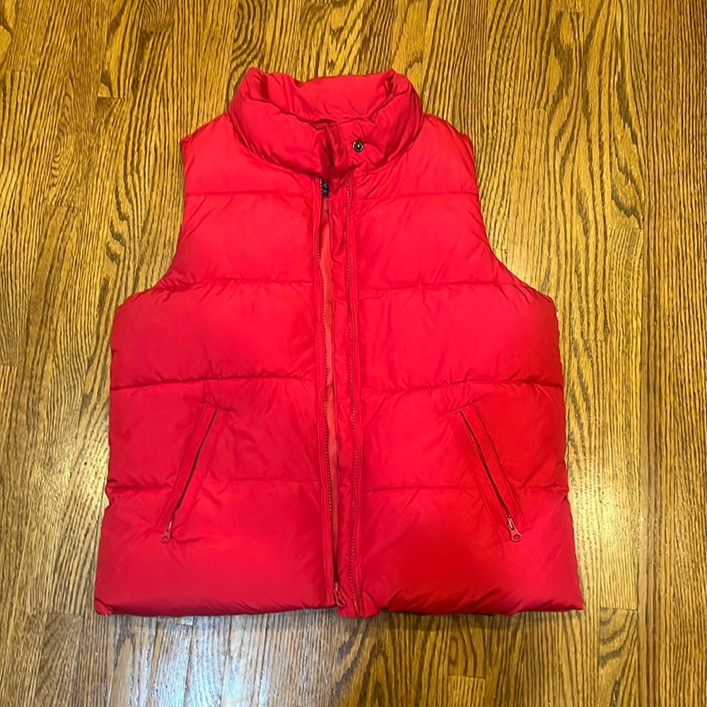 Bright Pink kids Gap puffer vest size 14/16